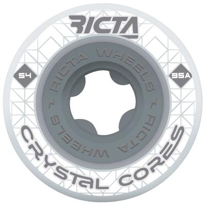 Ricta Crystal Cores 54mm Skateboard Wheels 4-Pack, 95a