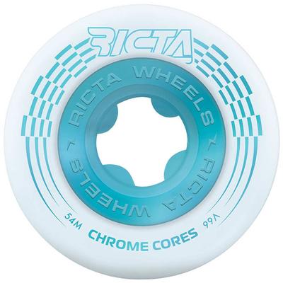 Ricta Chrome Core 54mm Skateboard Wheels 4-Pack, 99a