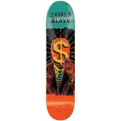 Slave Zavala Sign of the Times Skateboard Deck, 9.0