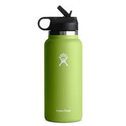 Hydro Flask 32 oz. Wide Mouth Insulated Water Bottle w/Straw Lid, Seagrass