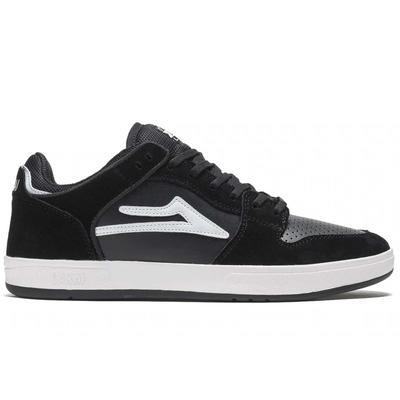 Lakai Telford Low Skate Shoes, Black/White