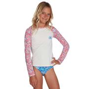 Billabong Ready For Fun Girls Long Sleeve Rashguard SCS