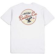 Brixton Joshua Standard Short Sleeve T-Shirt WHT