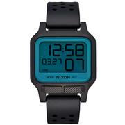 Nixon Heat Digital Watch, Black /Aqua Positive
