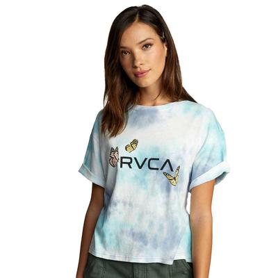 RVCA Butterfly Crop Short Sleeve T-Shirt