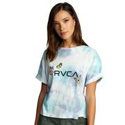 RVCA Butterfly Crop Short Sleeve T-Shirt MUL