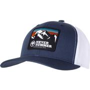Never Summer Retro Mountain Adjustable Snapback Trucker Hat NVY