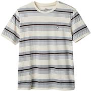 Brixton Hilt Shield Short Sleeve Striped Knit T-Shirt
