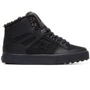 DC Pure High-Top Winter Shoes, Black/Black/Black