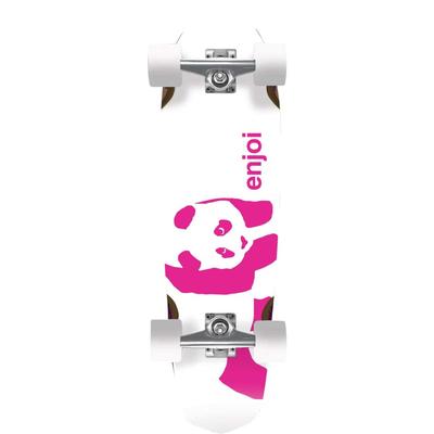 Enjoi Whitey Panda Complete Cruiser Skateboard, 28