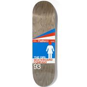 Girl Pacheco Int'l OG Skateboard Deck, 8.375