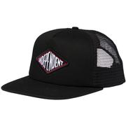 Independent Turn and Burn Mesh Snapback Adjustable Trucker Hat BLK