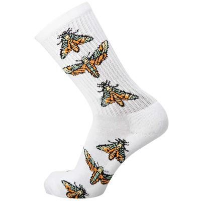 Psockadelic Death Moth Crew Socks