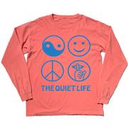 Quiet Life Symbols Long Sleeve T-Shirt CORAL