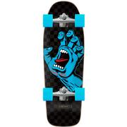 Santa Cruz x Carver Screaming Hand Check Complete Cruiser Skateboard, 9.80