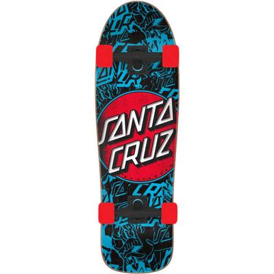 Santa Cruz Contra Distress Complete Cruiser Skateboard, 9.7