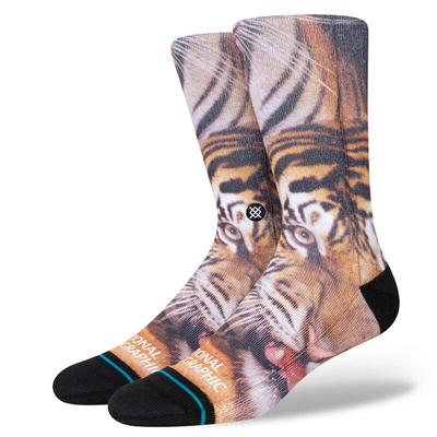 Stance Two Tigers National Geographic Crew Socks