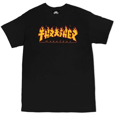 Thrasher Godzilla Flame Short Sleeve T-Shirt