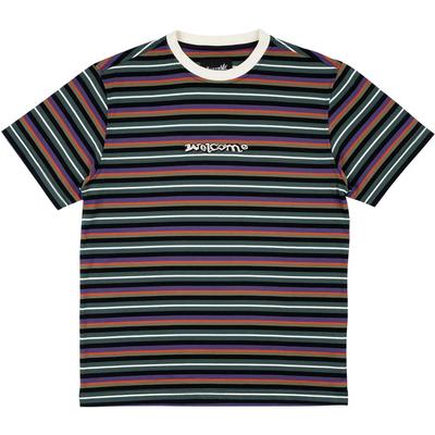 Welcome Surf Stripe Yard-Dyed Short Sleeve Shirt