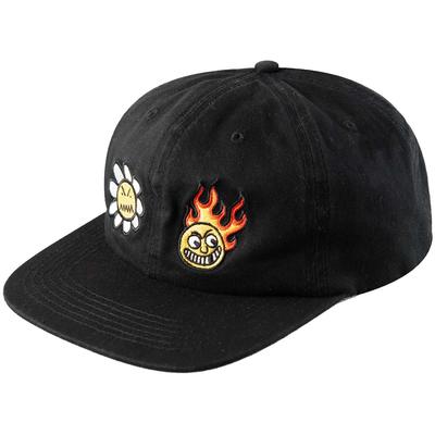 Baker Flower Flame Wash Adjustable Snapback Hat