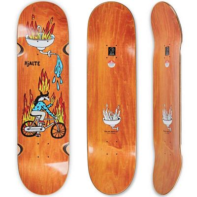 Polar Hjalte Halberg Fire Ride Wheel Wells Skateboard Deck, 8.5