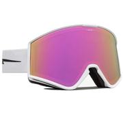 Electric Kleveland Snow Goggles, Matte White/Pink Chrome PINKCHROME