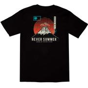 Never Summer Fuji 2 Short Sleeve T-Shirt BLK