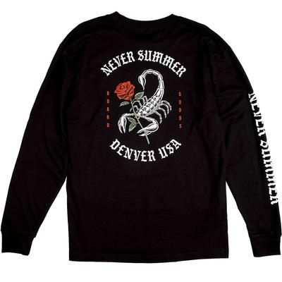 Never Summer Scorpion Rose 2 Long Sleeve T-Shirt