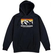 Never Summer Retro Mountain Pullover Hoodie