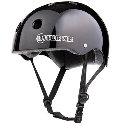 187 Pro Skate Helmet, Gloss Black