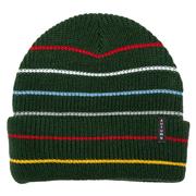 Autumn Multi Stripe Beanie DGRN