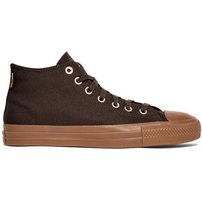 Converse CTAS Pro Mid Skate Shoes, Brown/Egret/Dark Gum