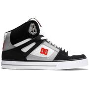 DC Shoes Pure High-Top Skate Shoes, Black/White/Red