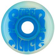 OJ Super Juice Cream and Sky Blue Swirl Skateboard Wheels 4-Pack, 78a