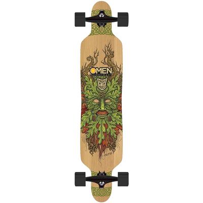 Omen Celtic Mask Complete Longboard Skateboard, 41