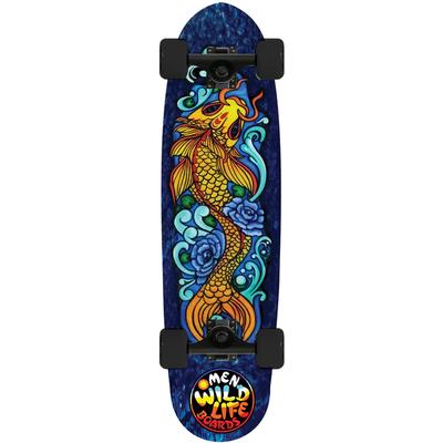 Omen Jinli Koi Complete Cruiser Skateboard, 33