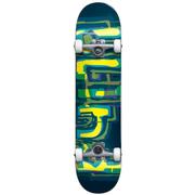 Billabong Logo Glitch First Push Complete Skateboard, 7.875