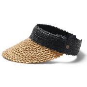 Hemlock Capri Visor, Black & Tan