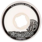 OJ Elite White Nomads Skateboard Wheels 4-Pack, 54mm/95a