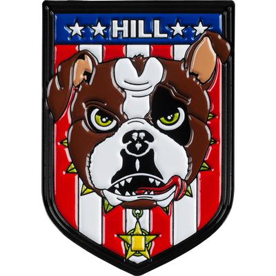 Powell Peralta Frankie Hill Bulldog Lapel Pin