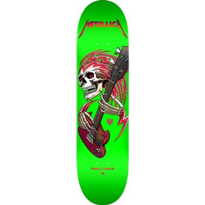 Powell Peralta Flight Metallica Collab Lime Skateboard Deck, 9
