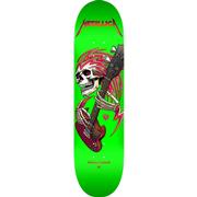 Powell Peralta Flight Metallica Collab Lime Skateboard Deck, 9