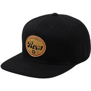 RVCA Pils Snapback Adjustable Hat BLK