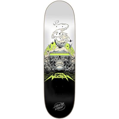 Santa Cruz Wooten Cyber Skateboard Deck, 8.5