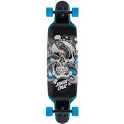 Santa Cruz Botanic Skull Drop Down Cruiser Complete Skateboard, 37.5Santa Cruz Skateboards Botanic Skull Dropdown Longboard Cruzer with art by Cody Melick @pitchgrim, featuring modern medium sized drop down shape with routed wheel wells, 160mm Bulle