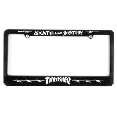 Thrasher Barbed Wire License Plate Holder