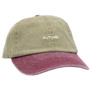 Autumn Pre Washed Canvas Two Tone Strapback Adjustable Hat