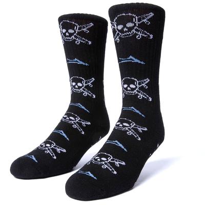 Lakai Street Pirate Crew Socks, Black