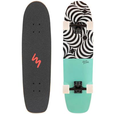 Landyachtz Slim Jim Swirl Complete Cruiser Skateboard, 31