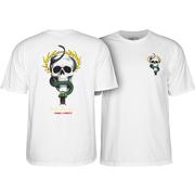 Powell Peralta Mike McGill Skull & Snake Short Sleeve T-Shirt, White